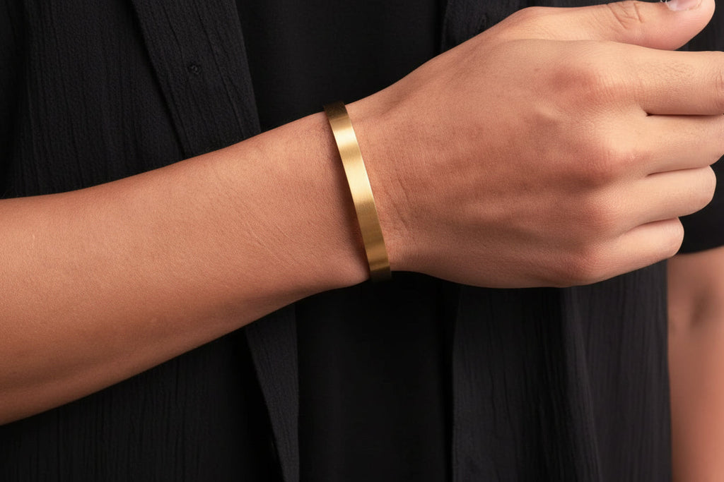 Premium Golden Stainless Steel Bracelet for Men