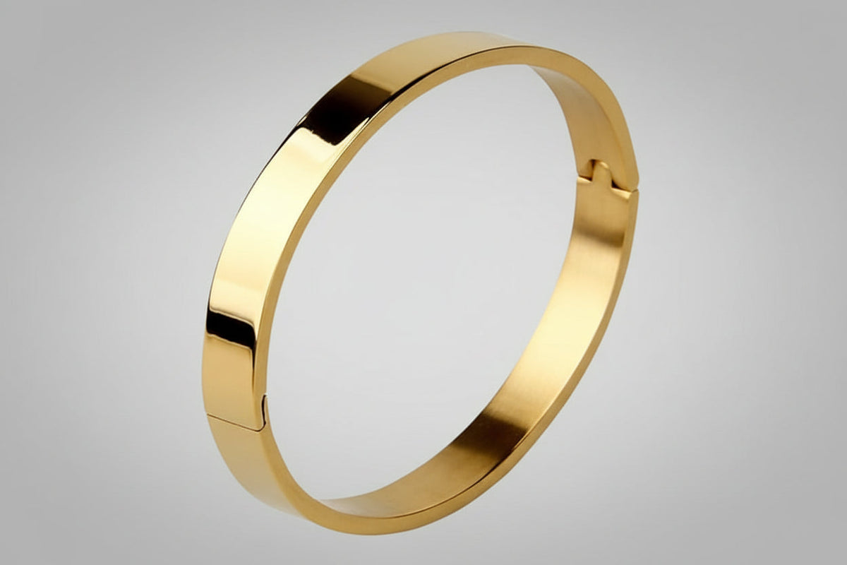 Premium Golden Stainless Steel Bracelet for Men