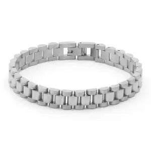 Premium Stainless Steel Bracelet for Men & Women , Silver Hand Chain , Bracelet for Boys and Girls (Unisex)