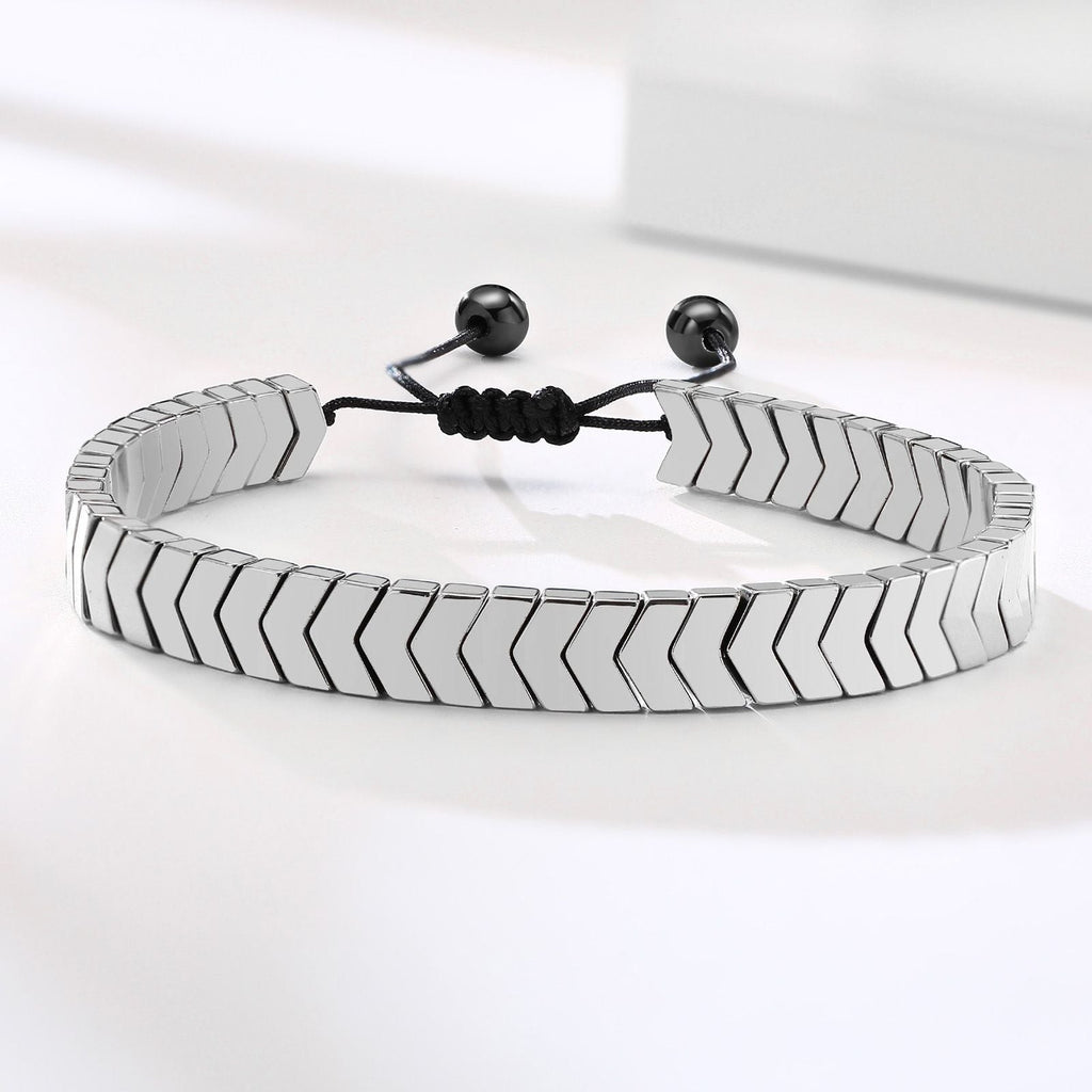 Golden Arrow Stainless Steel Bracelet for boys and girls (Unisex)– 3 Color Options
